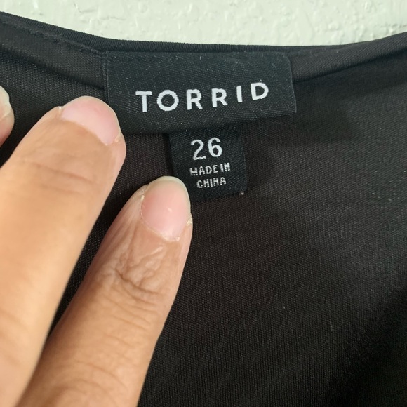 Torrid Black Ruffle Mini Dress - Picture 4 of 4